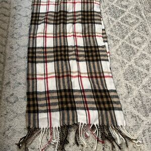 extra large burberry print scarf from italy in great condition - super soft